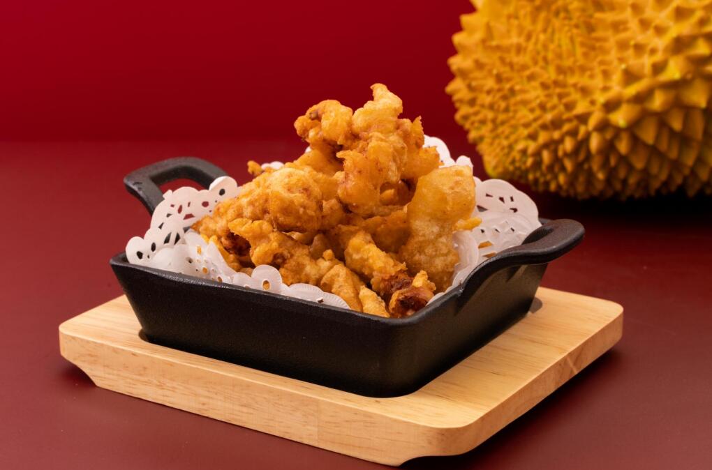 創(chuàng)意新品丨榴蓮酥肉，吃一口就忘不掉的味道！
